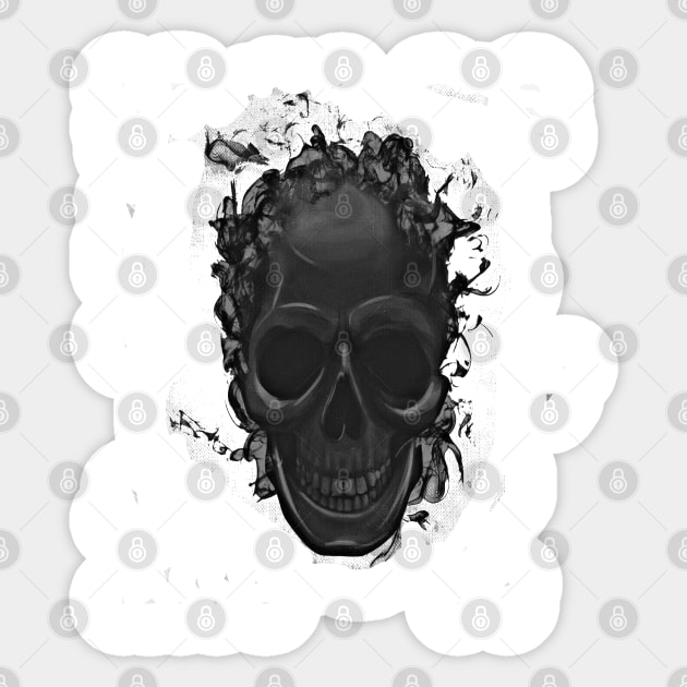 skull lover Sticker by Shreedigital 